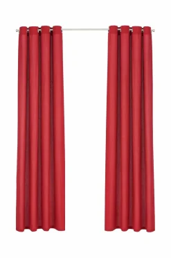 &Home 2-pk gardinlengder med maljer, i halvpanama
